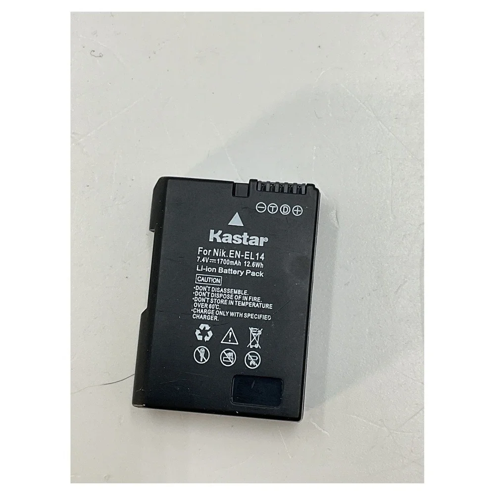 Kastar EN-EL14 Li-ion Battery Pack 7.4V 1700mAh‎ Lot of 7